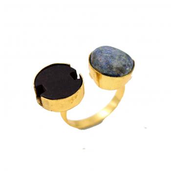 WOOD MEATAL RING 